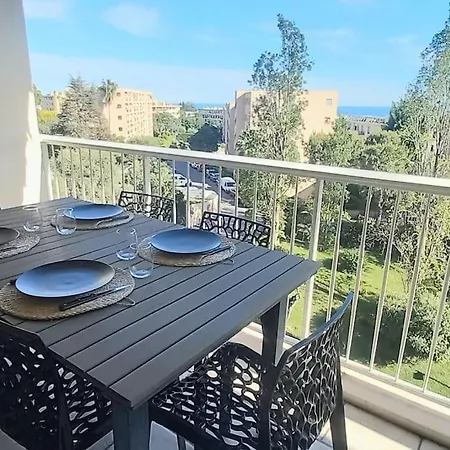 Terrasses De La Corniche, 2p 65m2 Spacieux, Terrasses Mer&montagne, Piscine Et Parking Privé * Niza